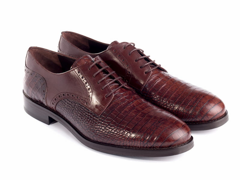 تصویر 3 از کفش چرم مردانه پوست ماری با طرح خاص و ظاهر متفاوت